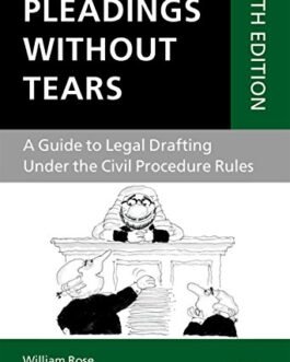 Pleadings Without Tears (9th Edn)