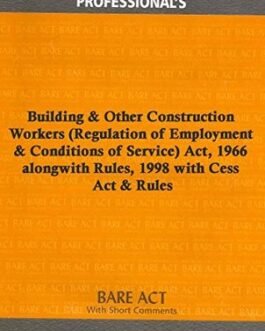 Building And Other Construction Workers Act, 1966 With Rules