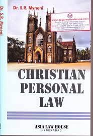 Christian Personal Law (1st Edn)