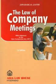 Law Of Company Meetings (1st Edn)