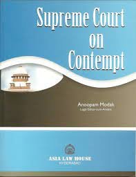 Supreme Court On Contempt