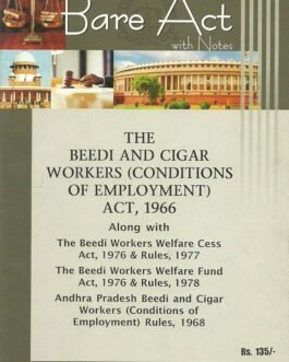 Beedi & Cigar Workers (conditions of Employment)Act, 1966