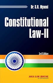 Constitutional Law-II (organistion & administartion of the state) (3rd Edn)