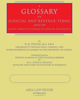 Glossary Of Judicial & Revenue Terms