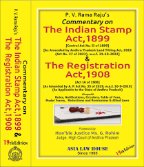 Indian Stamp Act, 1899 & Registrartion Act, 1908 With TS Rules (4th Edn)