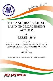 AP Land Encroachment Act, 1905 & Rules, 1976