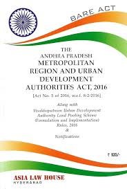 AP Metropolitan Region & Urban Development Authorities Act, 2016 With Rules & Notifications