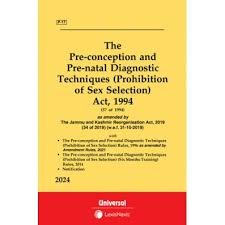 The Pre Conception & Pre Natal Diagnostic, Techniques (prohibition of sex selection) Act, 1994 & Rules, 1996 (2nd Edn)