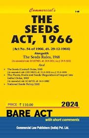 Law Of Seeds (seeds Act)