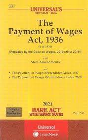 Payment Of Wages Act  & Rules